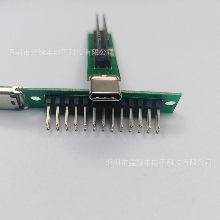 type-c female base test board 24p with PCB board with pin row TYPE-C stretching male head test Board fixture type-c female base test board 24p with PCB board with pin row TYPE-C stretching male head test Board fixture