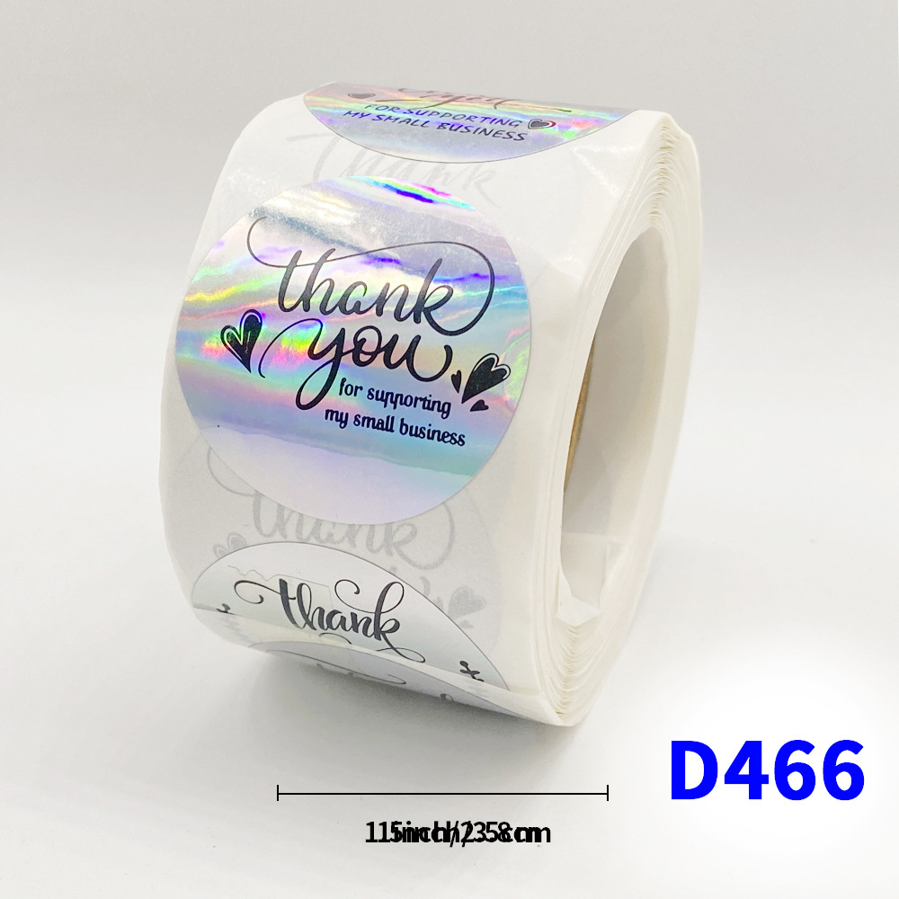 D466;3.8cm/1.5inch*500 스티커