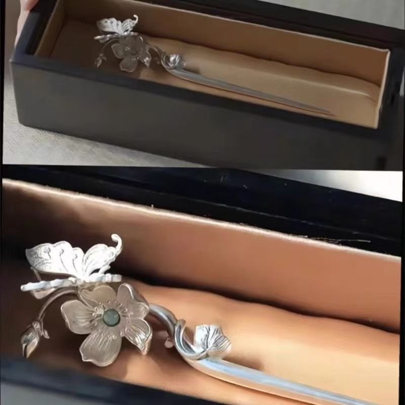 藏海传同款蝶恋花发簪新中式复古国风高级感小众独特送女友礼物|undefined