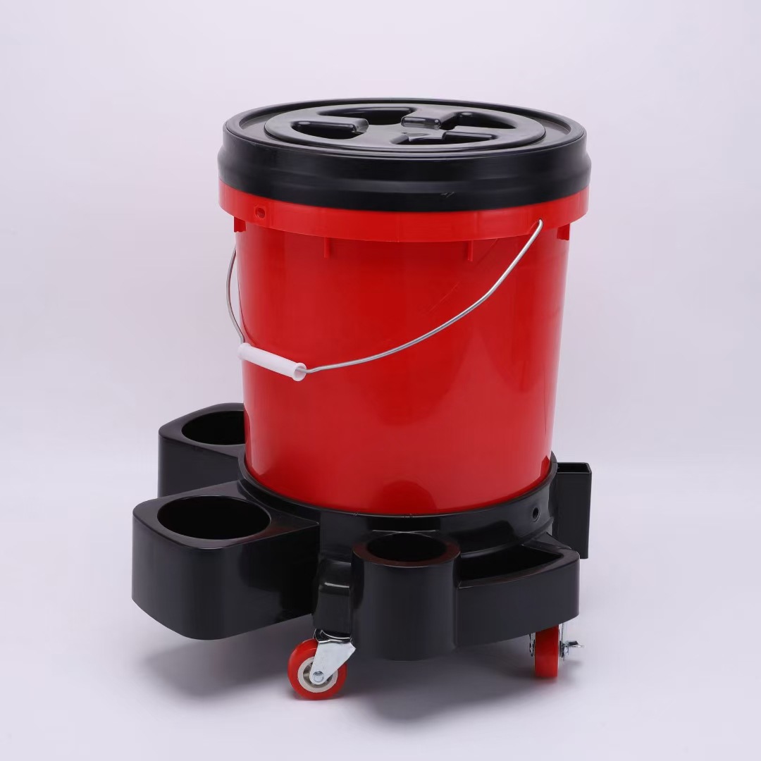 滑轮式洗车水桶 多用途洗盘机洗盘器 4S店专 用洗车桶