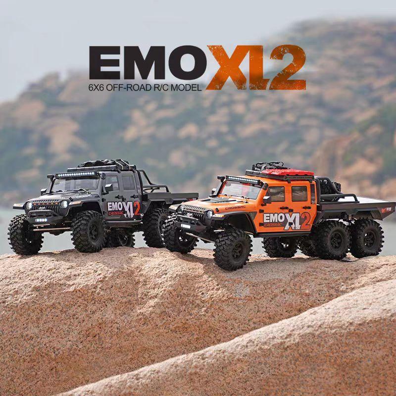 Crossrc Emoxl2 Big Mustang 1/8 Rc Electric Climbing Car Six-Wheel Drive Differential Lock Dual Speed Rtr