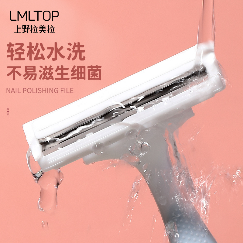 LMLTOP 2-piece Rake cuchillo axila cuchillo de pelo de doble capa antideslizante cuchillo de afeitar axila removedor de pelo al por mayor A0910