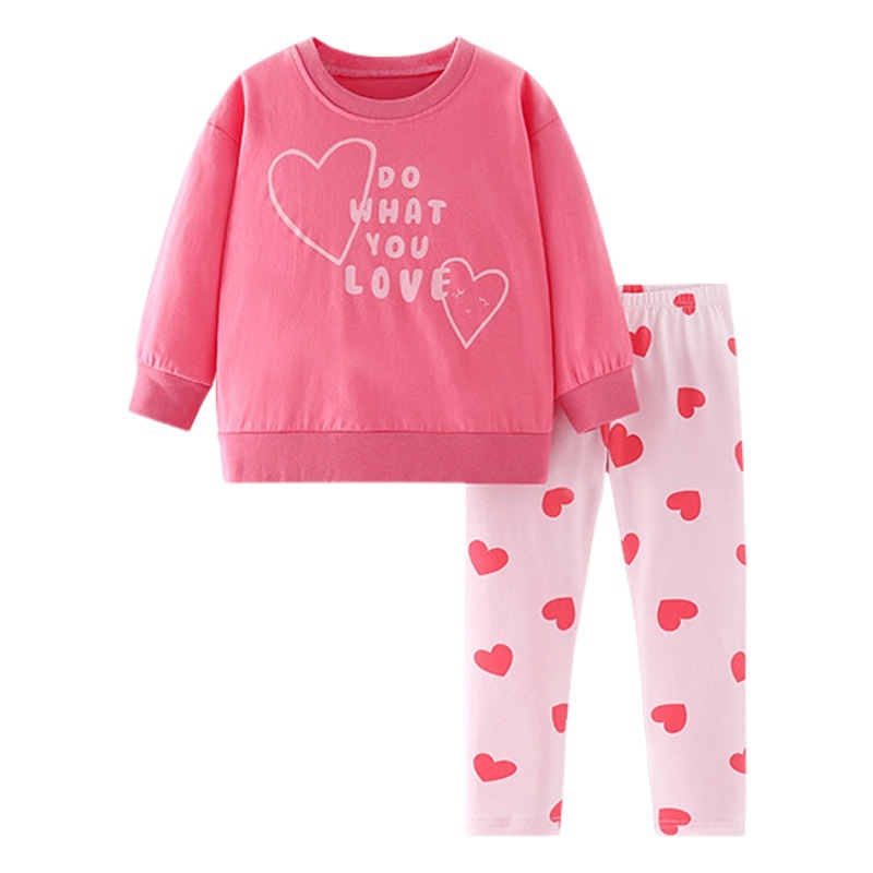 En stock malwee niñas traje de otoño nuevos niños europeos y americanos casual de manga larga ropa para niños de dos piezas