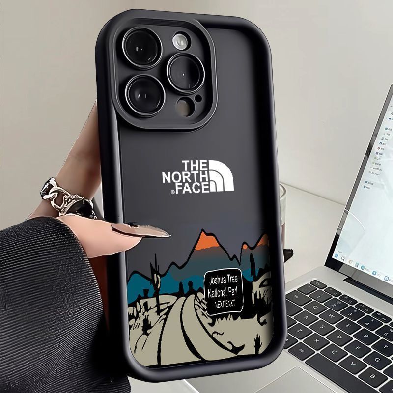 North Face Trendy Brand California Highway Suitable for Apple 15/16 Promax Mobile Phone Case iPhone 13/14 Soft Shell XS Male