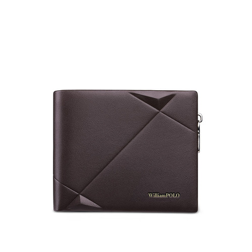 Emperor Paul wallet men's short wallet first layer cowhide men's wallet genuine leather short wallet with gift box
