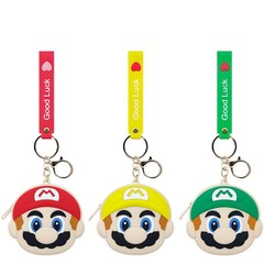 クリエイティブアニメのマリオ小銭入れのキーホルダーが可愛いです。