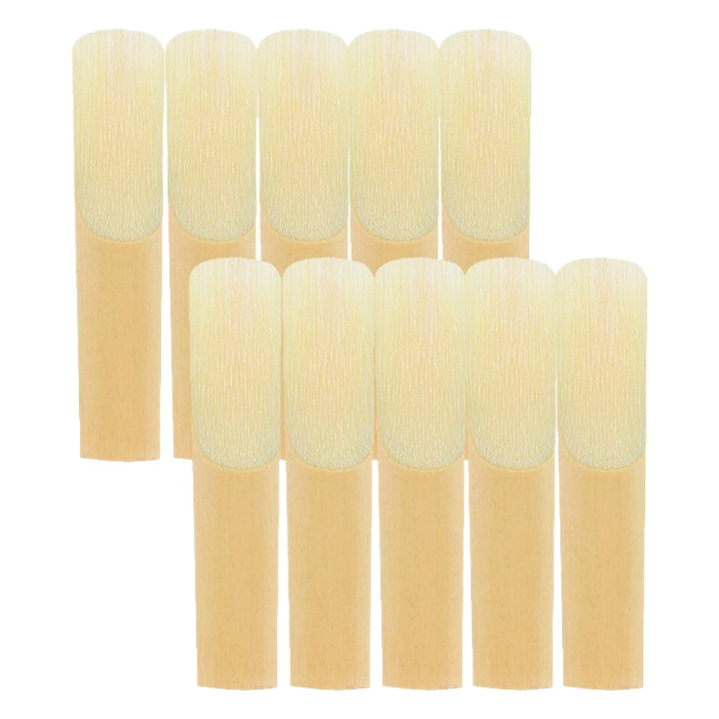 10-pieza Reed N ° 2,5 saxofón alto silbato saxofón alto Tubo negro Clarinete Saxofón silbato