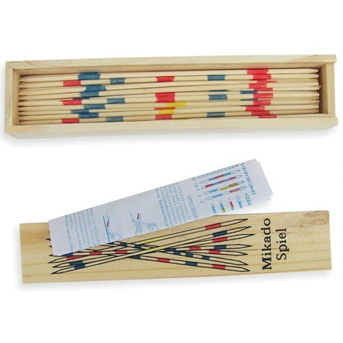 Traditional wooden game sticks, 80s classic nostalgic children's toy, multi-player desktop game, picking sticks, counting sticks, throwing sticks