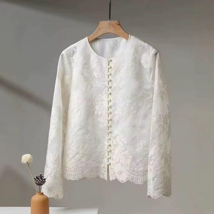 Весенний кардиган, длин sleeves, куртка, одежда для солнцезащиты, французский стиль, стиль высокого качества, облегающий