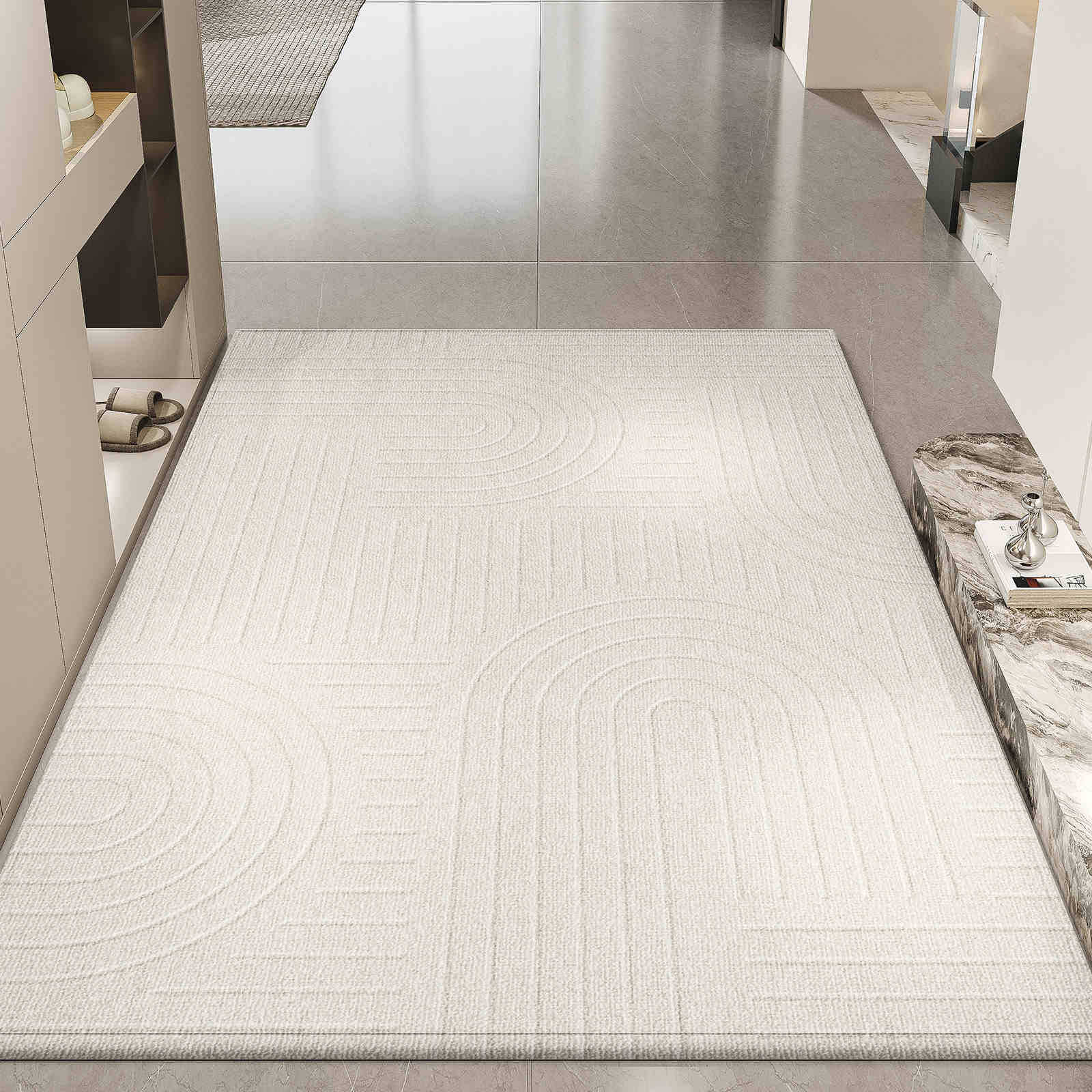 Alfombra de puerta de entrada 2024 nueva alfombra de puerta de entrada de alto nivel antideslizante alfombra de puerta exterior alfombra de puerta