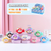 抖音锦鲤娃娃流沙系列盲盒创意桌面摆件潮玩手办车载装饰直销