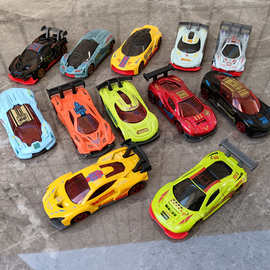 跨境儿童玩具仿真1:64滑行小合金车多款式赛车模型摆件男孩礼物