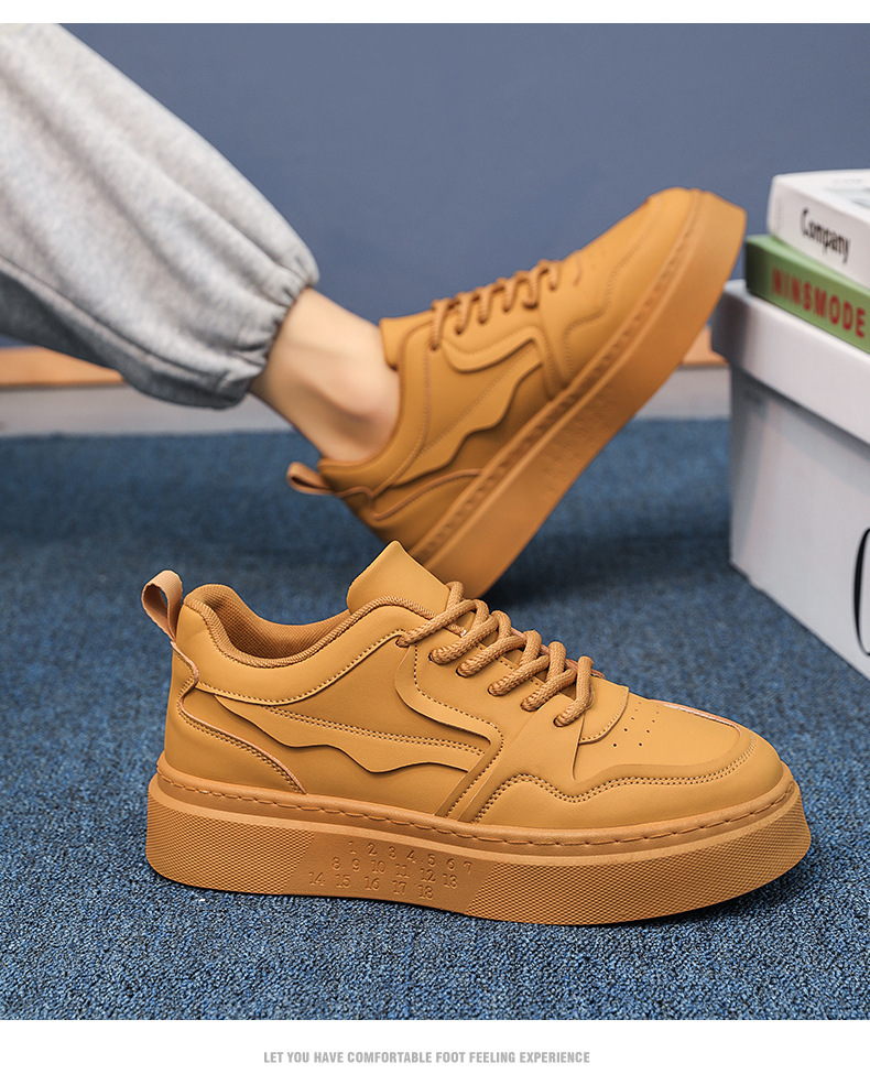 Scarpe da ginnastica da uomo primaverili, scarpe da lavoro resistenti all'usura, scarpe singole alla moda, scarpe casual versatili antiscivolo, scarpe da ginnastica semplici ed eleganti_voghion.com