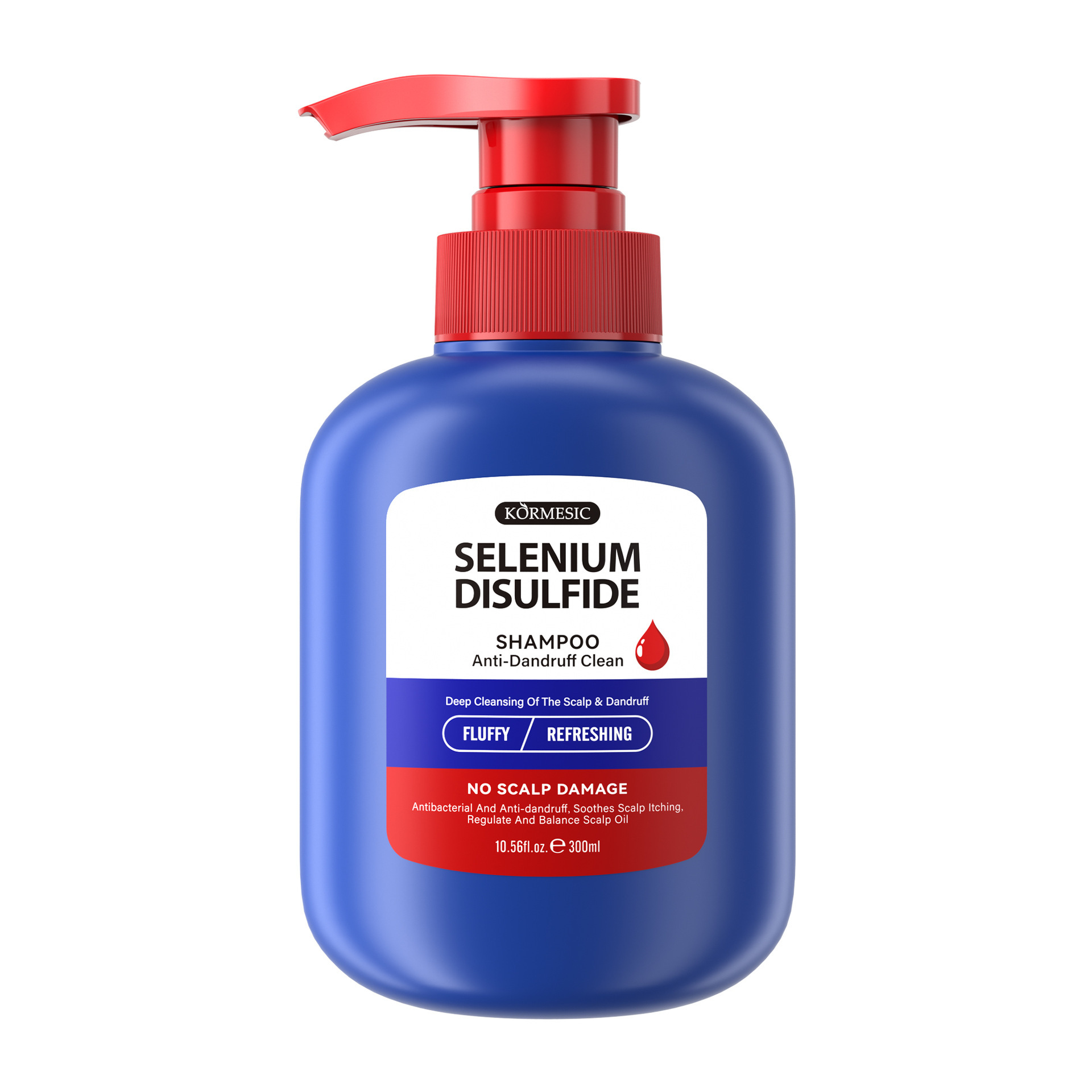 KORMESIC disulfuro de selenio anti-caspa champú control de aceite antiprurito hidratante cuero cabelludo al por mayor transfronterizo