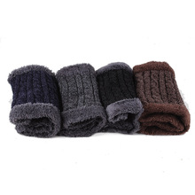 秋冬季雪尼尔护脖针织套头棉脖套保暖冬季防寒户外出行帽男女同款