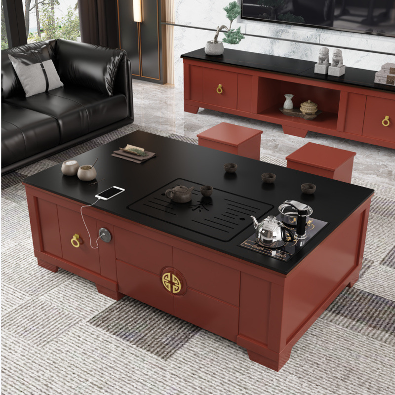Sala de estar roca kung fu mesa de té mesa de té multifuncional mesa de té de oficina en el hogar mesa de té mesa de té totalmente automática