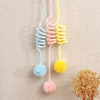 The new self -hi teasing cat stick hanging door spring cat toy toy suction cup telescopic cat rabbit hair ball pet supplies wholesale