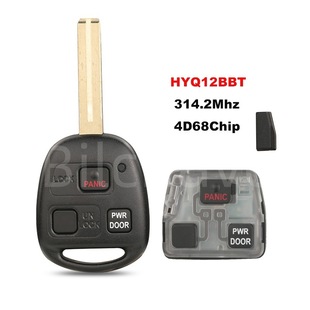 Suitable for 3 key Toyota Toyota Kuzawa Remote Auto Key Electric Door Hyq12BBT Bring 68 Chip 315MHz