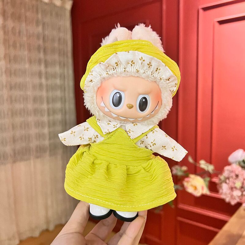ラブブベビー服のみ 17cm ビニールフェイスドール ラブブシートパーティー 一世代と二世代の着替えセット|undefined