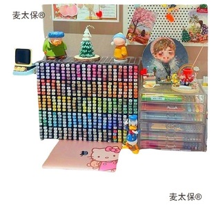 Marker Pen Storage Rack Pen Storage Rack Oblique Pen Holder Acrylic Pen Pencil Neutral Girl Su Mai Taibo