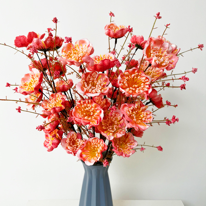 Source factory spot simulation Azalea home decoration hibiscus fake flower bouquet living room dining room home decoration