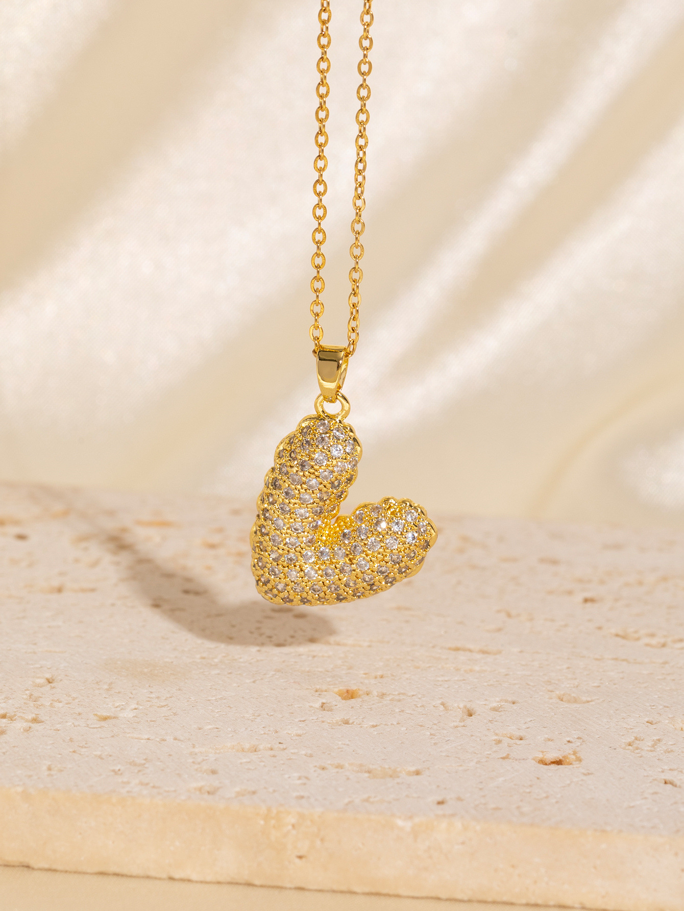 Women's Gender Copper Plating Heart Shape Pendant Necklace