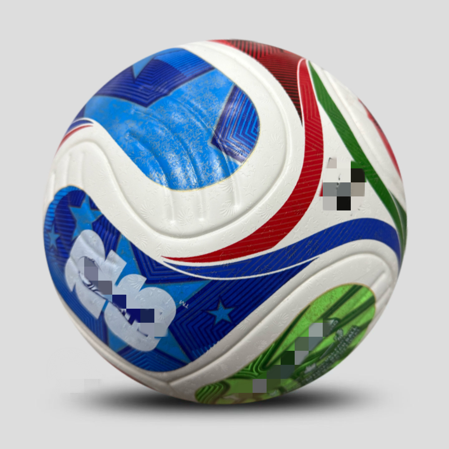 2026 Copa del Mundo de fútbol 5 máquina de coser pegado en caliente unidireccional pelota de entrenamiento suave lote de desgaste