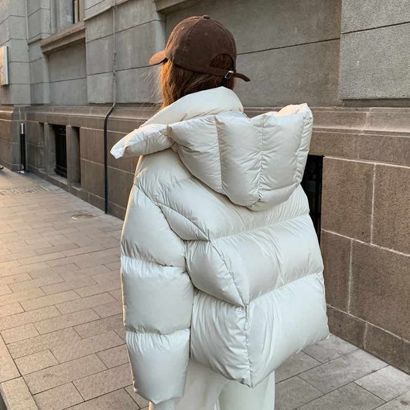 羽绒棉服女短款2025美拉德加厚棉衣外套宽松面包服冬季小个子棉袄|undefined