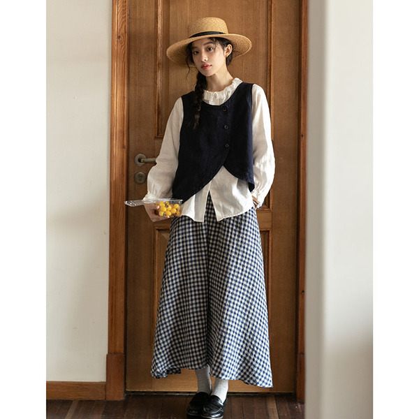 Autumn retro long-sleeve