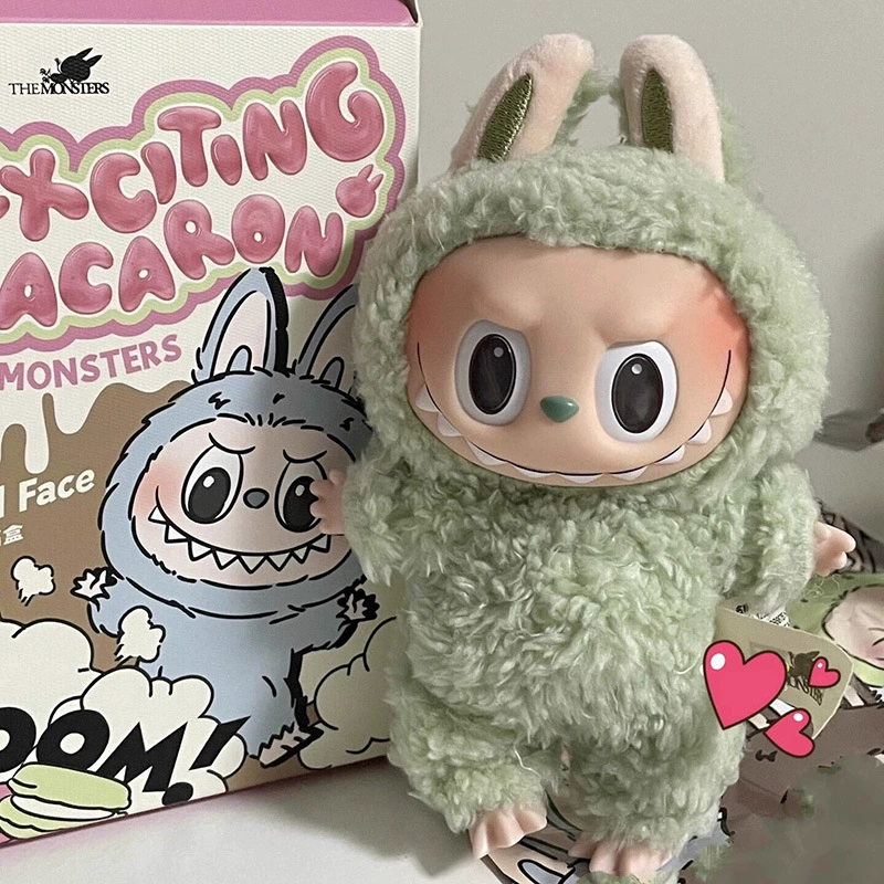 Высококачественные и милые игрушки Labubu Monster Box Heart Macaron River Guess Bags Character Model Package Key