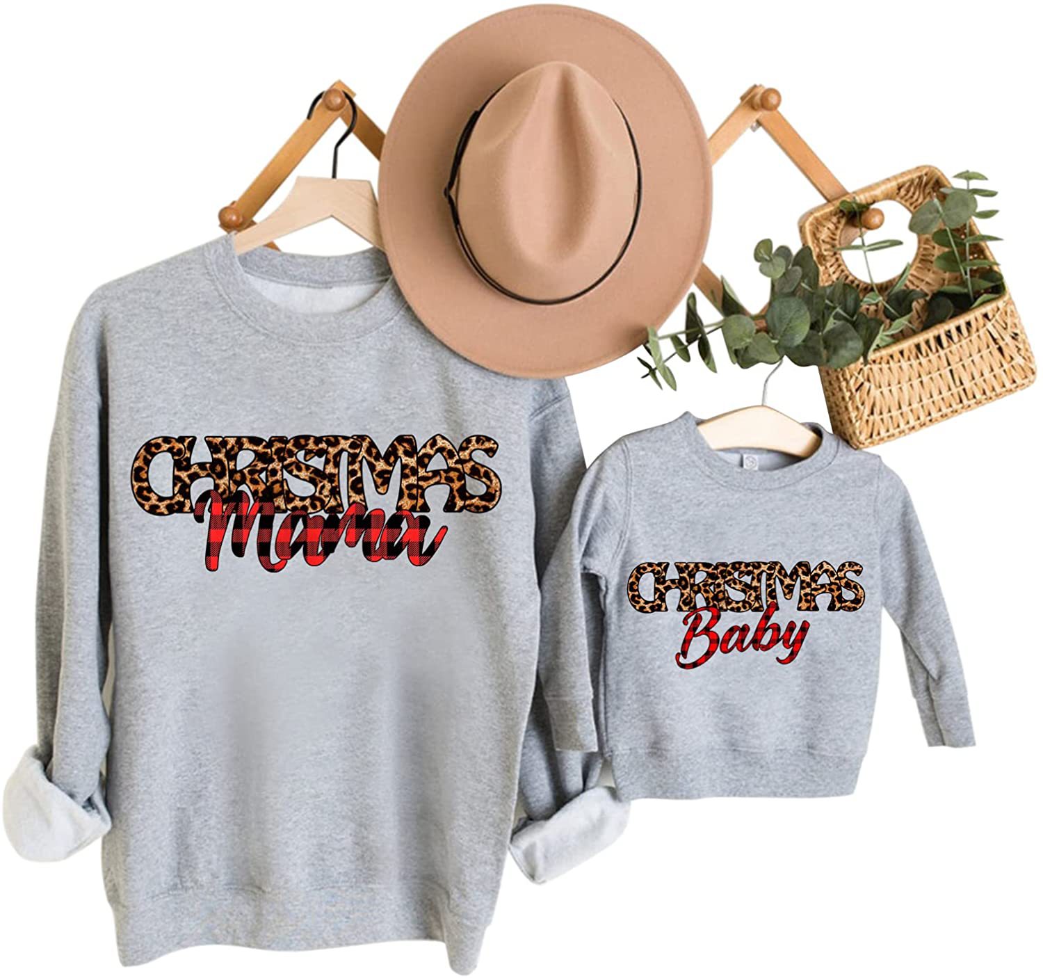 Parent-child Christmas Printed Sweater 4