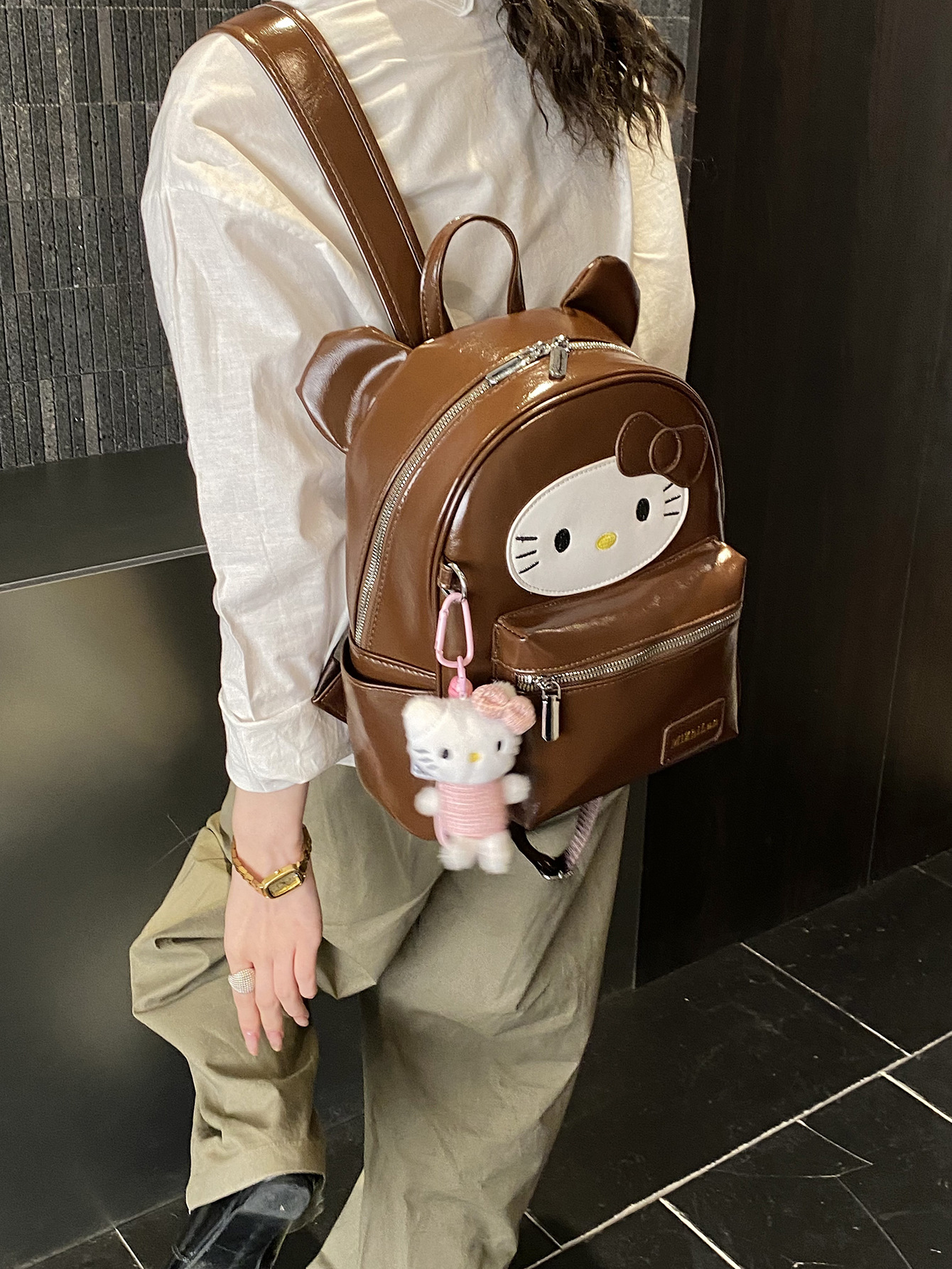 Mochila, mochila de mujer, mochila de hombro, mochila de viaje diario, mochila de nicho, mochila de gran capacidad.