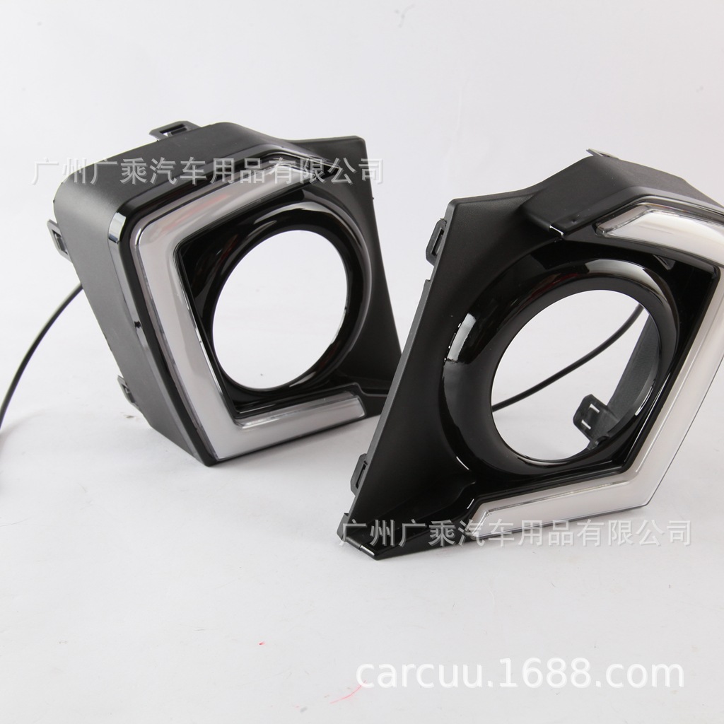 Aplicable a 15-18 mitsubishi TRITON luz diurna luz antiniebla luz de marcha diurna L200 luz antiniebla