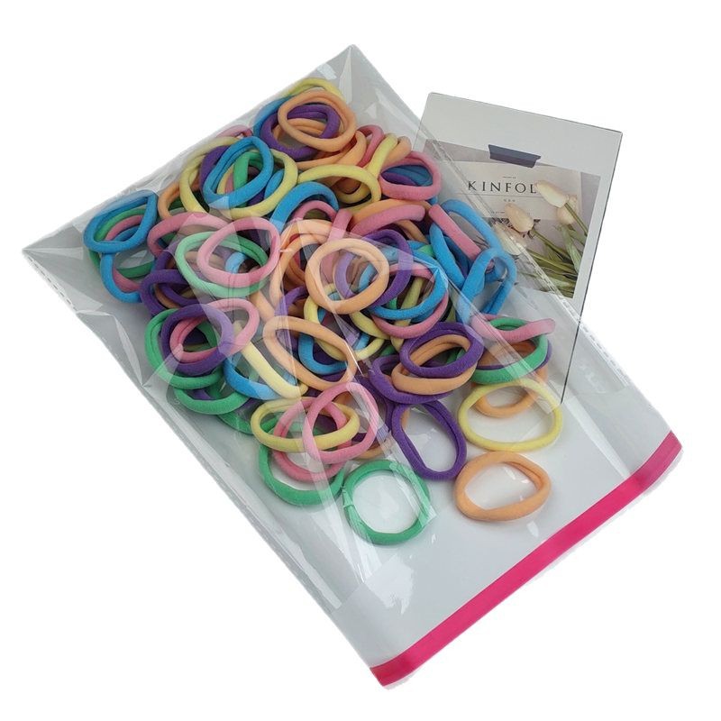 elastic durable black hair rope