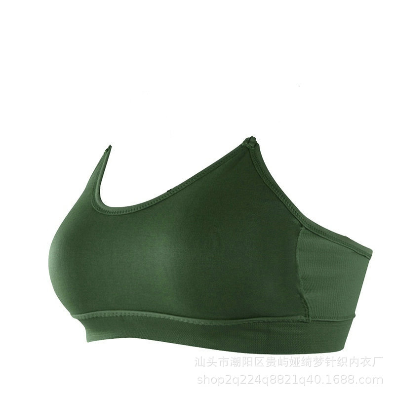 Cross-border más tamaño belleza espalda camisola ropa interior estudiante femenino tubo superior estilo coreano sujetador inalámbrico desgaste exterior correa interior envuelto pecho