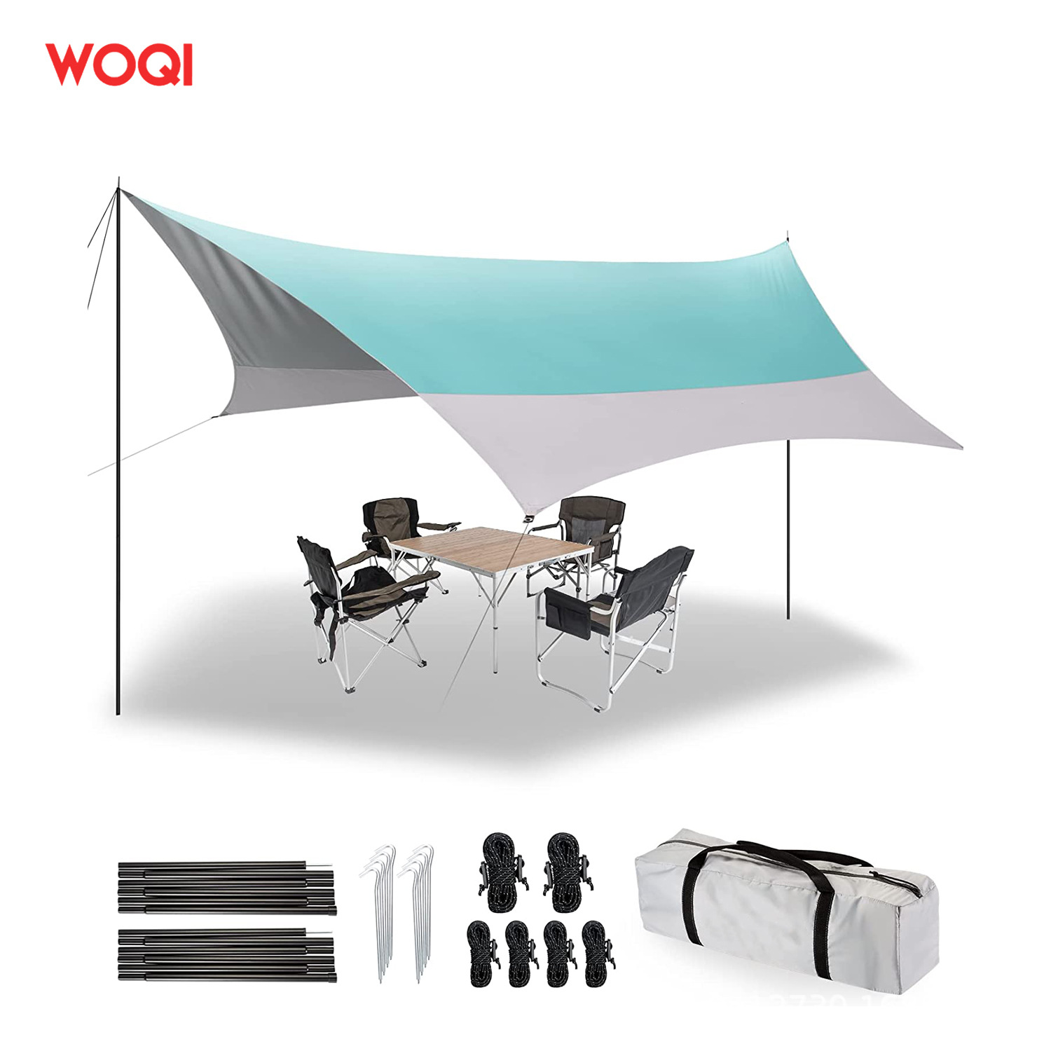 Waterproof tarpaulin for camping
