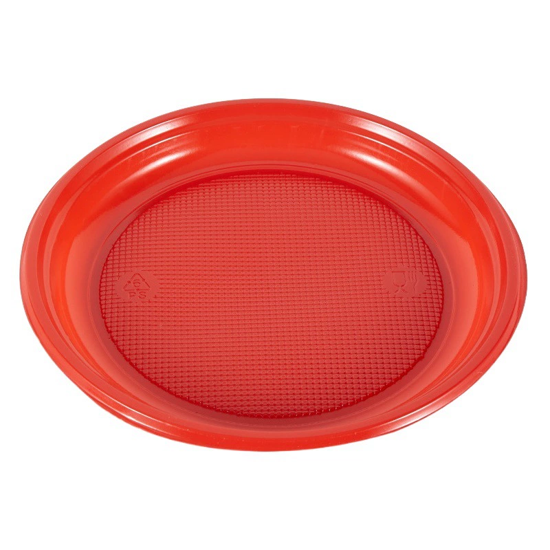 Внешняя торговля одноразовая пластиковая тарелка Десерт тарелка 7-дюймовая 9-дюймовая тарелка для салата круглая тарелка для вечеринок