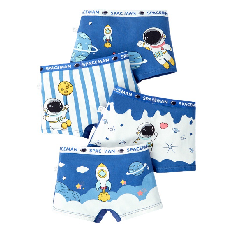 Ropa interior para niños Boxer de algodón puro Boxer de algodón suave para niños Boxer shorts de bebé clase A para niños Boxer shorts