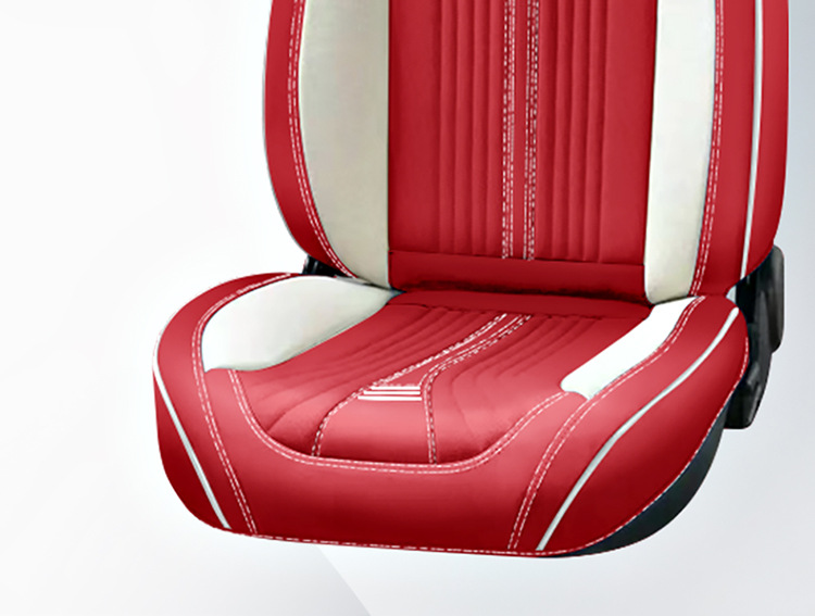 Suitable for Car Seat Covers, Universal for All Seasons, Full Coverage Seat Covers for Front and Rear Rows, Nappa Leather Car Seat Cushions