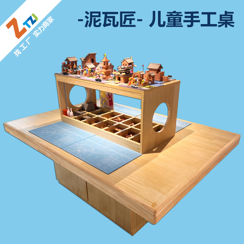 Little Architect Mason Handmade Project Customization Kidsren's Educational Project Real Bricks and Tiles House Building Toys