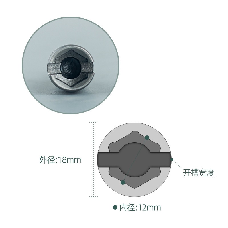 オープンスリーブレンチ溝付き4mm/4.2mm蝶スリーブ65MM動力翼バタフライナットスリーブスプレー|undefined