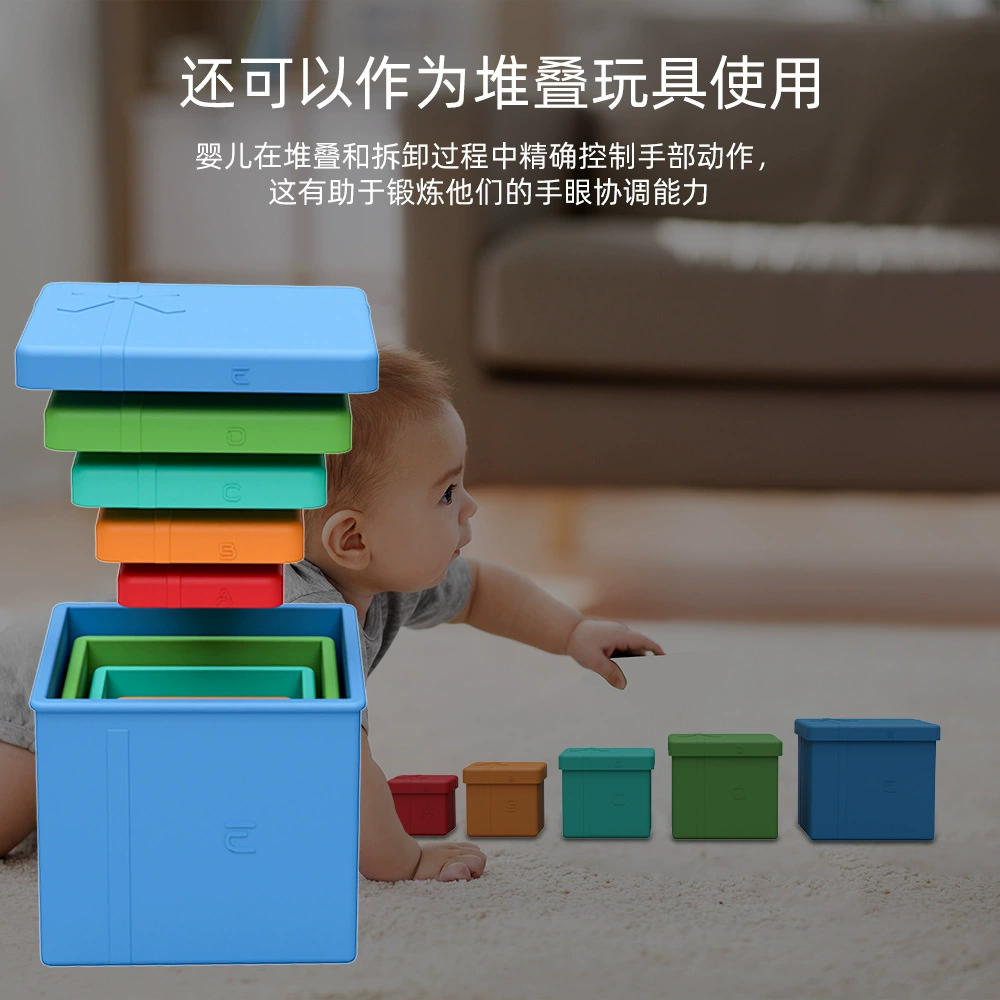 Силиконовая дженга, игрушка, раннее развитие