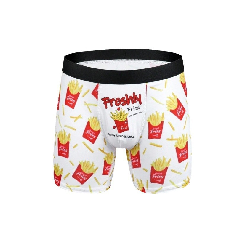 Ropa interior de cintura media sin costuras de seda de leche de alta calidad para hombres