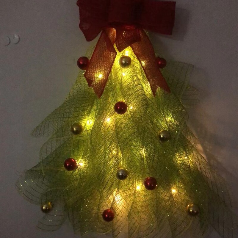 クリスマスツリーの花輪が国境を越えた新製品のシミュレーションクリスマス花輪門飾り家の祝日庭園装飾道具|undefined