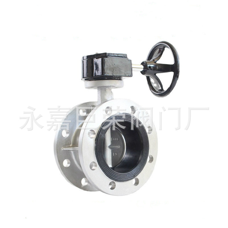 D341X-16P不锈钢法兰蝶阀软密封法兰式蝶阀DN5080100