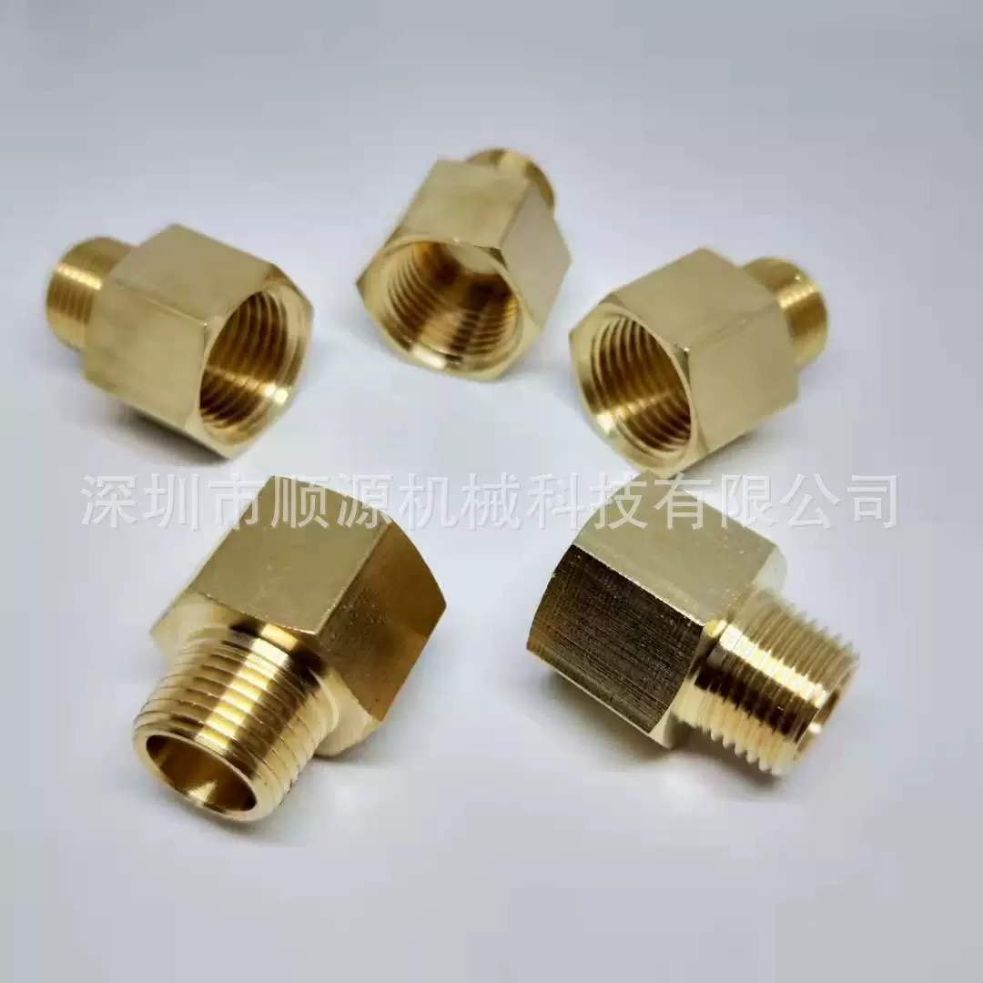 NPT1-дюймовый Резьбовой Адаптер | Внутренняя и внешняя резьба с шестигранной утолщенной медной резьбой | Внутреннее и внешнее зубчатое соединение | Медный внутренний и внешний провод