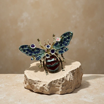 Flower Insect Corsage Brooch High-End – Yaxa sancaqları