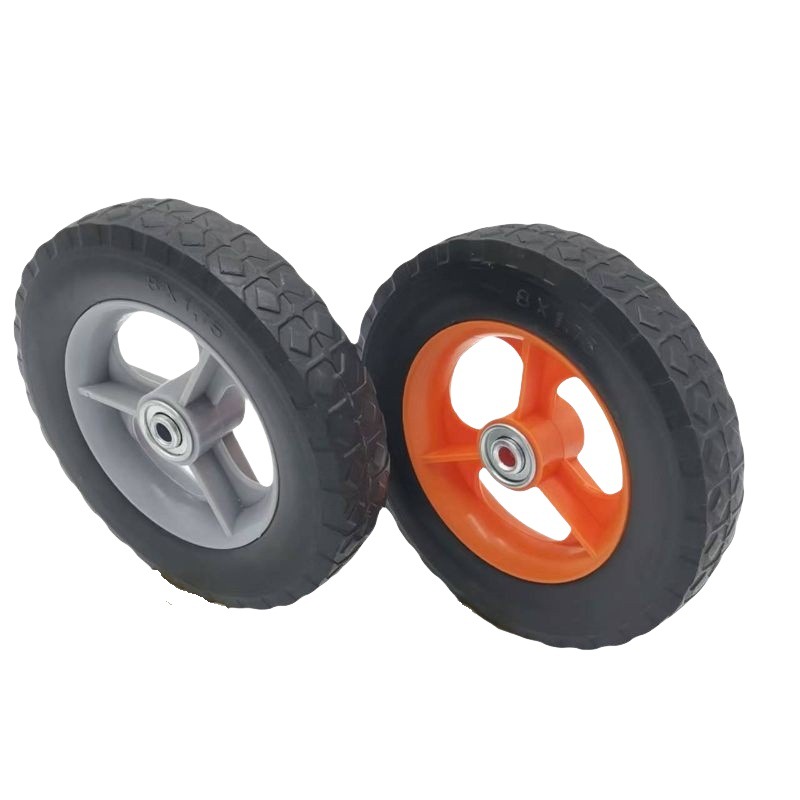 8x1.75发泡轮儿童推车轮子露营车斗车手推车聚氨酯发泡实心轮胎
