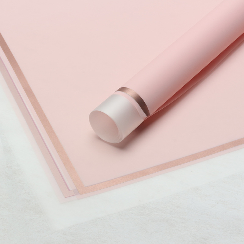 Huaxi transfronterizo Han Bundle de papel volador de película de gel de envoltura de flores impermeable florista suministros de flores papel de envoltura de ramo