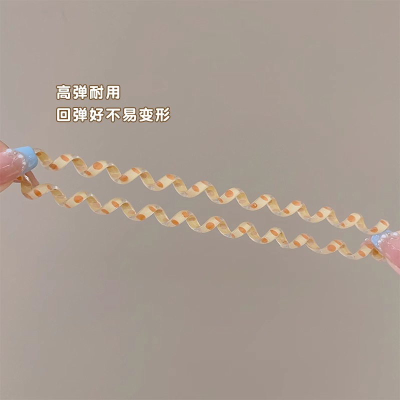 Línea telefónica bucle de cabello red 2025 nuevo cabello atado correa de cabello sin marcas cuerdas de cabello de alta sensación coreana bucle de cabello tocado